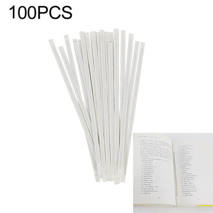 100pcs 10cm Iron-based EM Anti-Theft Double Sided Magnetic Strip for Book Security-garmade.com
