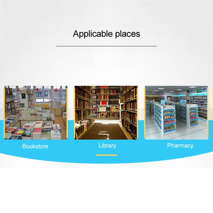 1000 PCS 12cm Iron-based EM Anti-Theft Double Sided Magnetic Strip for Book Security-garmade.com