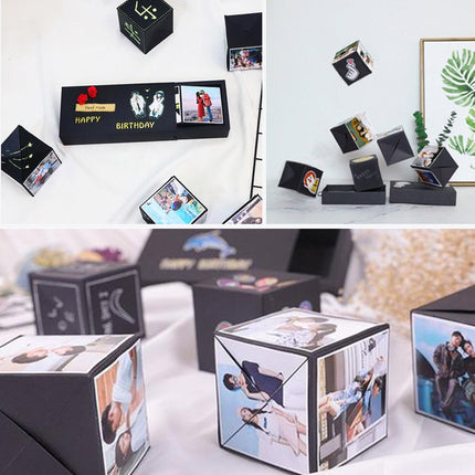 Creative DIY Handmade Photo Album Surprise Explosion Bouncing Gift Box, Finished Version-garmade.com