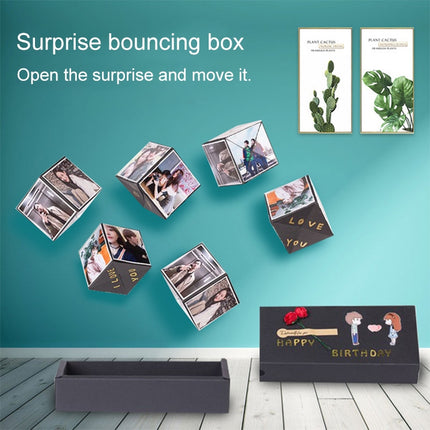 Creative DIY Handmade Photo Album Surprise Explosion Bouncing Gift Box, Basic Version-garmade.com