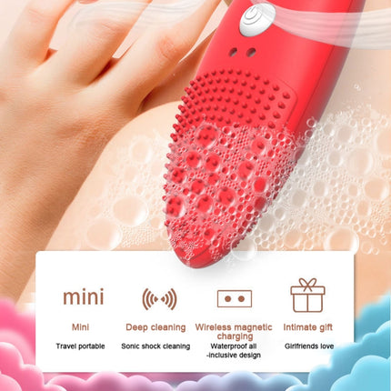 Multifunctional Portable Mini Ultrasonic Cleaner + Washer(Red)-garmade.com