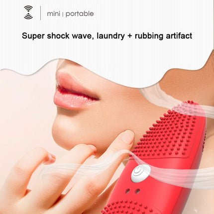 Multifunctional Portable Mini Ultrasonic Cleaner + Washer(Red)-garmade.com