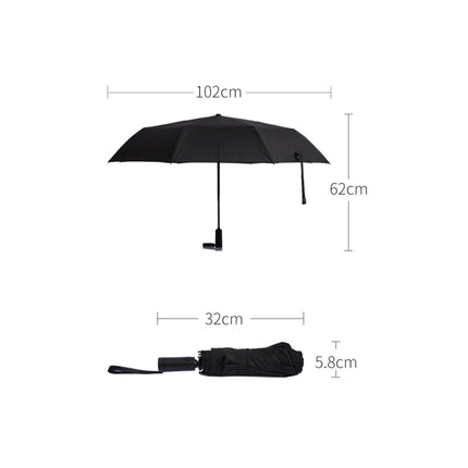 Original Xiaomi Youpin WD1 Empty Valley Automatic Umbrella, Size: 23 inch(Black)-garmade.com