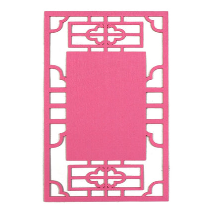 School Stereo Colorful Thick Non-woven Background Pad Decoration Materials, Size: 23.5x36cm(Pink)-garmade.com