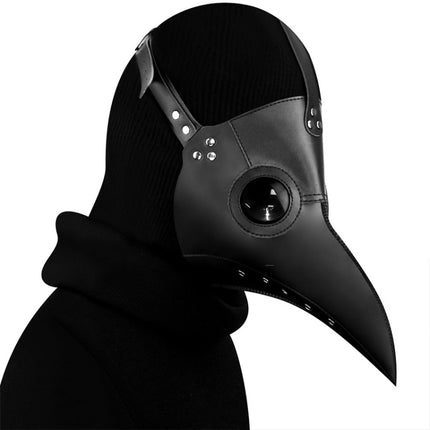 HG065 Halloween Dress Up Props Beak Shape Mask, Size: 30 x 25cm(Black)-garmade.com
