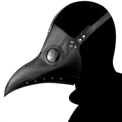HG065 Halloween Dress Up Props Beak Shape Mask, Size: 30 x 25cm(Black)-garmade.com