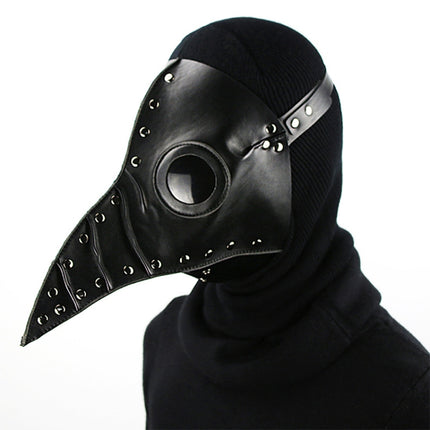 HG074 Halloween Crumpled Beak Shape Mask(Black)-garmade.com