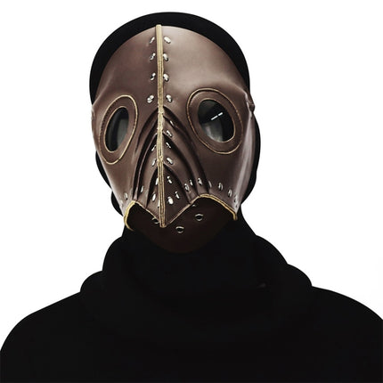 HG074 Halloween Crumpled Beak Shape Mask(Brown)-garmade.com