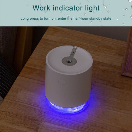 USB Smart Induction Ultrasonic Spray Humidifier with LED Indicator (White)-garmade.com