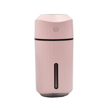 Large Capacity 320ml LED Automatic Humidifier Sprayer, Battery Version(Pink)-garmade.com