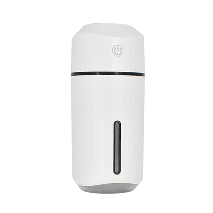 Large Capacity 320ml LED Automatic Humidifier Sprayer, Battery Version(White)-garmade.com