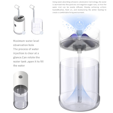 211 Mini Ultrasonic USB Air Humidifier Aroma Diffuser (White)-garmade.com