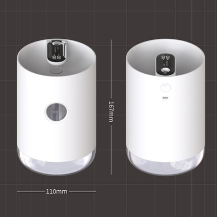 USB Car Humidifier Household Large Capacity Battery Water Replenishing Instrument(White)-garmade.com
