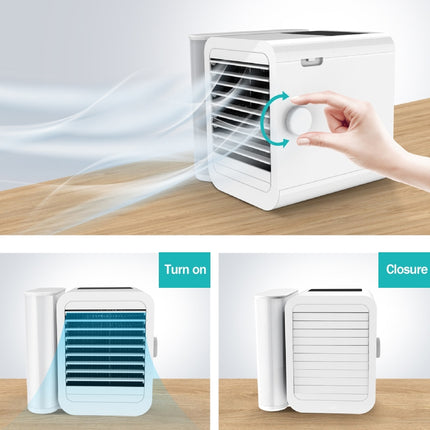 3 in 1 Refrigeration + Humidification + Purification Air Cooler Desktop Cooling Fan Ordinary Version-garmade.com
