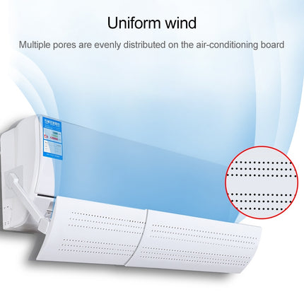 Bedroom Wall-Mounted Baby Universal Anti-Straight Blowing Air Conditioning Windshield Wind Deflector Shroud, Round Bracket Version-garmade.com
