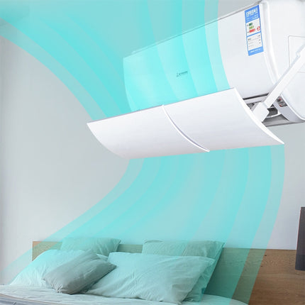 Bedroom Wall-Mounted Baby Universal Anti-Straight Blowing Air Conditioning Windshield Wind Deflector Shroud, Glossy Surface Version-garmade.com