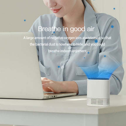 HE-K001 Hanging Neck Negative Ion Air Purifier Portable Household Formaldehyde Removal Portable Purifier(White)-garmade.com