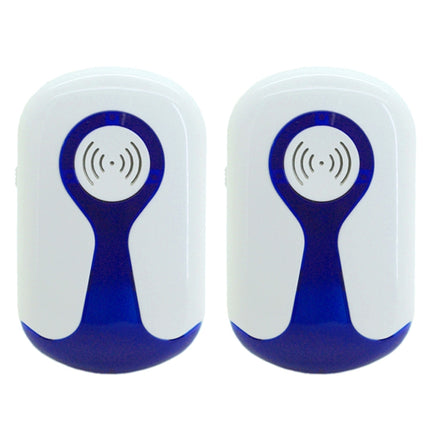 2 PCS 3W Electronic Ultrasonic Anti Mosquito Rat Insect Pest Repeller with Light, UK Plug, AC 90-240V-garmade.com