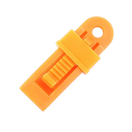 20 PCS Outdoor Tent Awnings Windproof Fixing Clip Multifunctional Wind Rope Buckle (Orange)-garmade.com