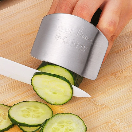 Creative Kitchen Necessary Food Vegetable Cutting Stainless Steel Hand Finger Guard Protector-garmade.com