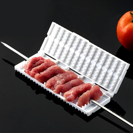 Functional Barbecue Wear String Machine Tool Meat Vegetable Kebabs Skewer-garmade.com