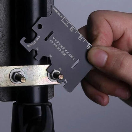 Multi-function Folding Stainless Steel Tool Card Bottle Opener Phone Holder-garmade.com