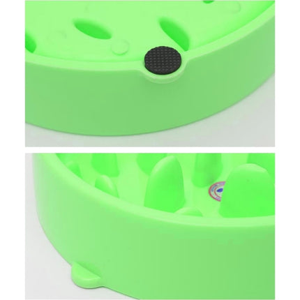 Pet Bowl Preventing Choking PP Bowl(Green)-garmade.com