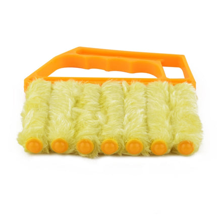 Microfiber Blinds Cleaning Brush Slat Dust Cleaner Clip Window Air Conditioner Duster-garmade.com