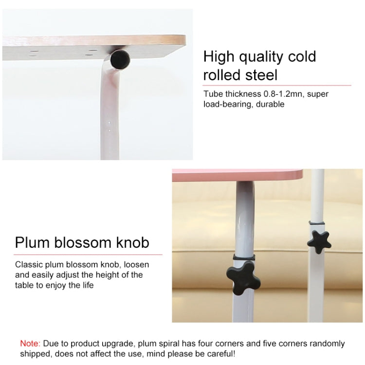 Wood Texture Portable Household Removable Laptop Desk Table Bedside Desk-garmade.com