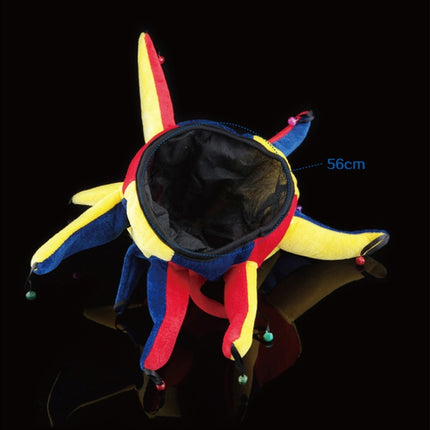 Funny Multicolor Halloween Props Clown Hat-garmade.com