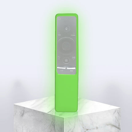 Non-slip Texture Washable Silicone Remote Control Cover for Samsung Smart TV Remote Controller (Green)-garmade.com