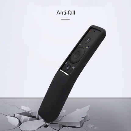 Non-slip Texture Washable Silicone Remote Control Cover for Samsung Smart TV Remote Controller (Green)-garmade.com