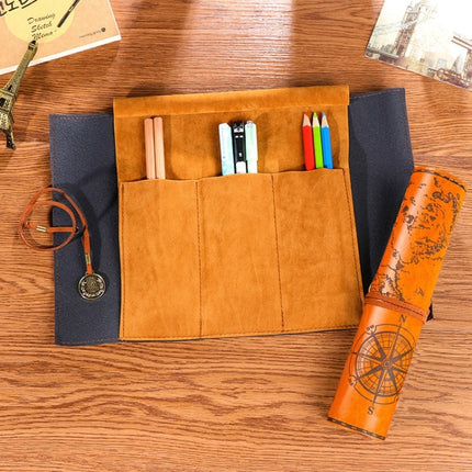 Simple Style Creative Stationery Bag Pencil Bag(Yellow)-garmade.com