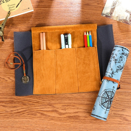 Simple Style Creative Stationery Bag Pencil Bag(Baby Blue)-garmade.com