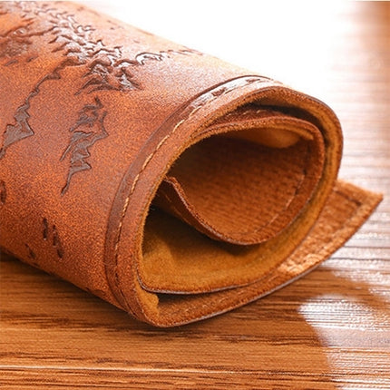 Simple Style Creative Stationery Bag Pencil Bag(Brown)-garmade.com