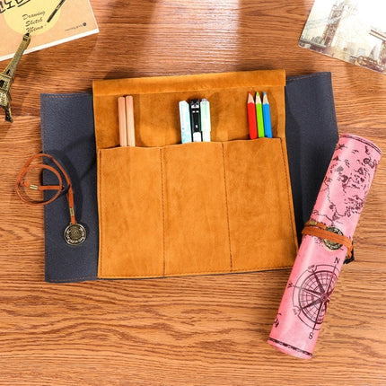Simple Style Creative Stationery Bag Pencil Bag(Pink)-garmade.com