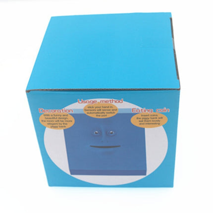 Face Bank Automatic Money Eating Box Coin Saving Box(Pink)-garmade.com