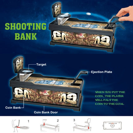 Creative Decompression Coin Shooting Bank Money Box-garmade.com