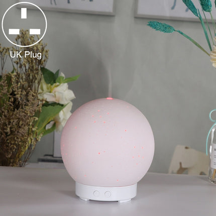 Ceramic Humidifier Mute Household Moon Shape Aromatherapy Machine Automatic Alcohol Sprayer with Colorful Lamp-garmade.com