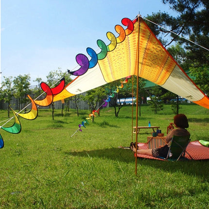 Outdoor Camping Rainbowtree Spinner Bunting Decoration, Size: 110*22 cm-garmade.com