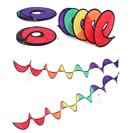 Outdoor Camping Rainbowtree Spinner Bunting Decoration, Size: 110*22 cm-garmade.com