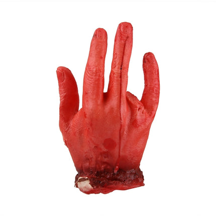 Popular Scary Halloween Prop Bloody Four Finger Fake Hand-garmade.com