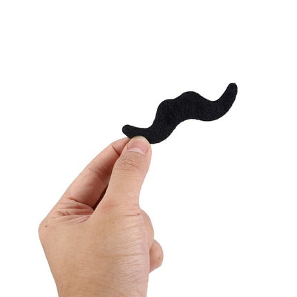 12 in 1 Funny Halloween Props Self-adhesive Fake Mustaches Kit-garmade.com