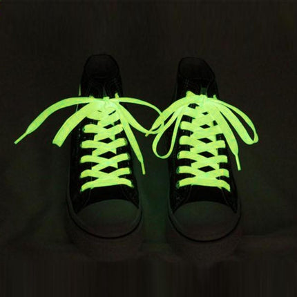 1 Pair Noctilucent Shoelaces, Length: About 80cm(Yellow)-garmade.com