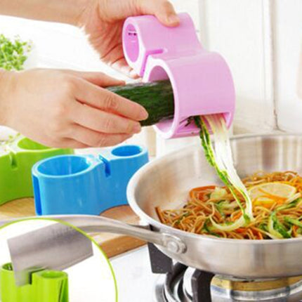 2 PCS Multifunctional Spiral Double-Headed Grater With Sharpener Kitchen Gadgets(Green)-garmade.com