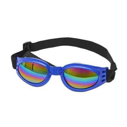 Anti-fog UV400 Dog Foldable Polarized Sunglasses for Dogs with 6Kg Weight or Heavier(Blue)-garmade.com