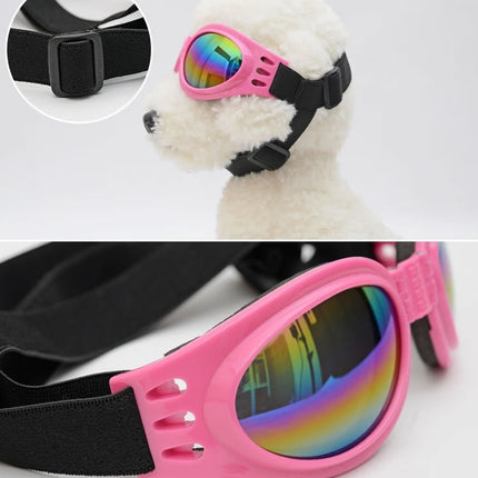 Anti-fog UV400 Dog Foldable Polarized Sunglasses for Dogs with 6Kg Weight or Heavier(Blue)-garmade.com