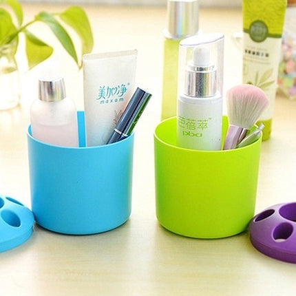 10 PCS Multi-function Creative Colour Pen Container Toothbrush Seat School Stationery Life Office Supplies, Random Color Delivery-garmade.com