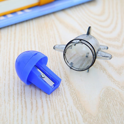 3 PCS Creative Cute Small Aircraft Style Pencil Sharpeners Mechanical Machine School Stationery Office Supplies, Random Color Delivery-garmade.com