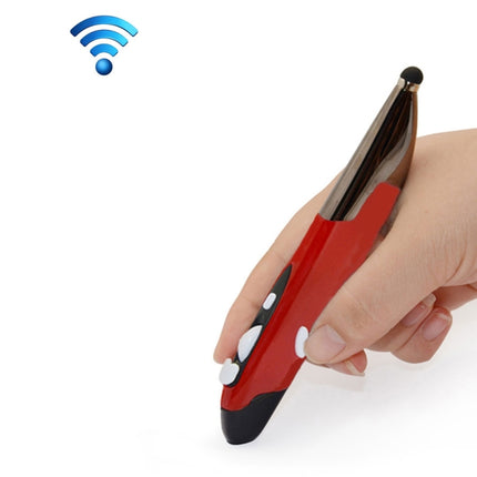 2.4GHz Innovative Pen-style Handheld Wireless Smart Mouse for PC Laptop(Red)-garmade.com